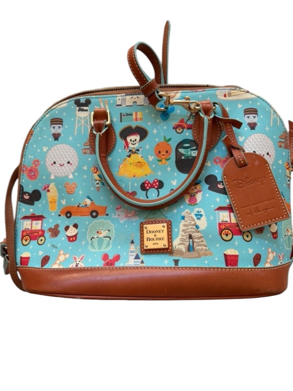 2021 Disney Dooney & Bourke Jerrod Maruyama Walk In Park Satchel Bag